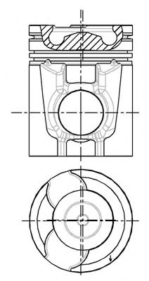 Поршень NÜRAL 87-142800-00