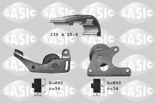 Комплект ремня ГРМ SASIC 1750001