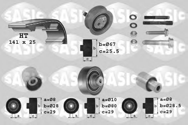 Комплект ремня ГРМ SASIC 1756002