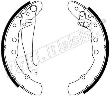 Комплект тормозных колодок fri.tech. 1016.021