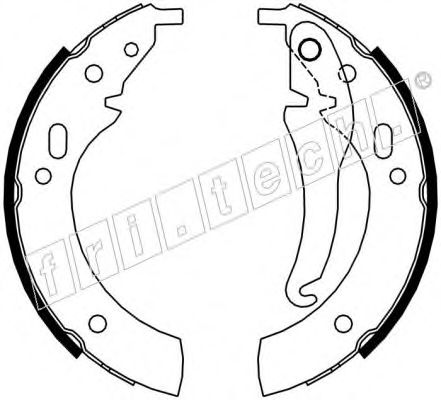 Комплект тормозных колодок fri.tech. 1019.016