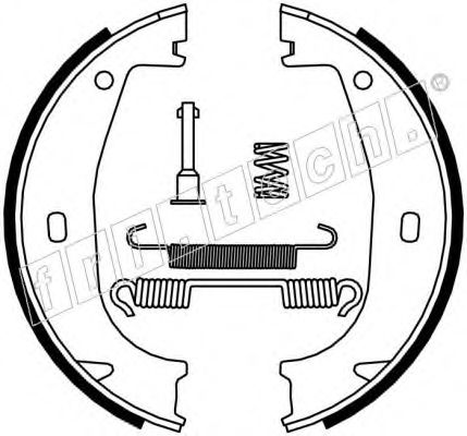 Комплект тормозных колодок, стояночная тормозная система fri.tech. 1019.026K