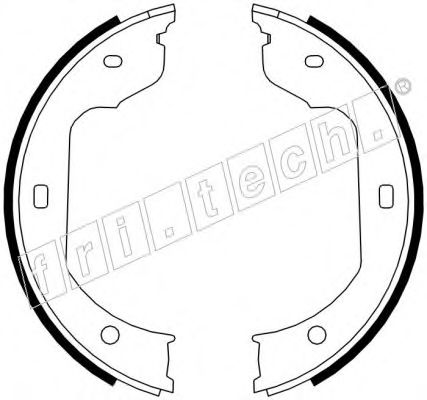 Комплект тормозных колодок, стояночная тормозная система fri.tech. 1019.029