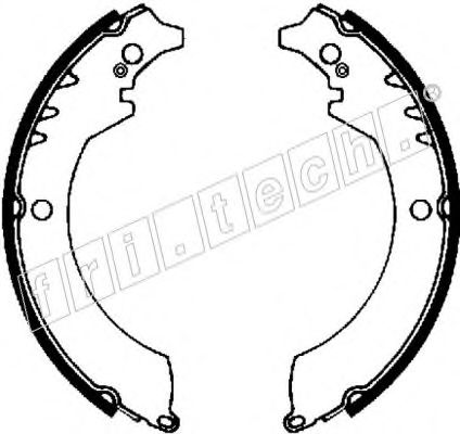 Комплект тормозных колодок fri.tech. 1026.335