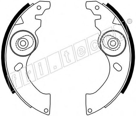 Комплект тормозных колодок fri.tech. 1034.002