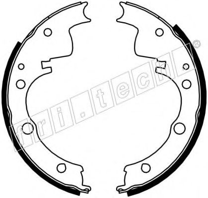 Комплект тормозных колодок fri.tech. 1034.087