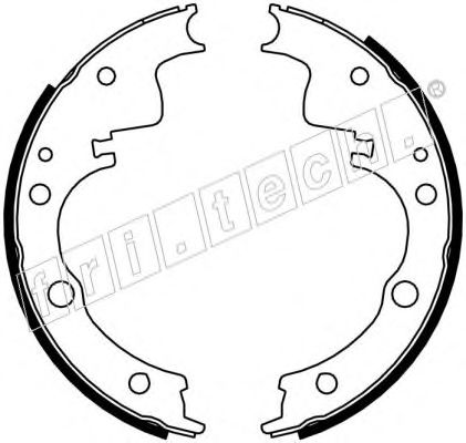 Комплект тормозных колодок fri.tech. 1040.152