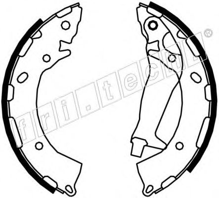 Комплект тормозных колодок fri.tech. 1046.213