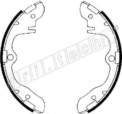 Комплект тормозных колодок fri.tech. 1049.109