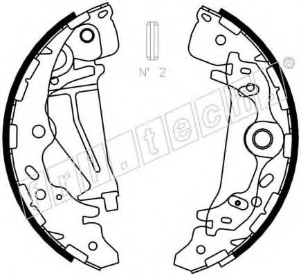 Комплект тормозных колодок fri.tech. 1049.161