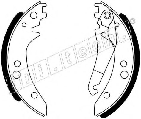 Комплект тормозных колодок fri.tech. 1052.125