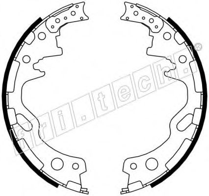 Комплект тормозных колодок fri.tech. 1067.194