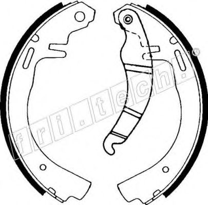 Комплект тормозных колодок fri.tech. 1073.149