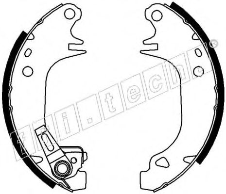Комплект тормозных колодок fri.tech. 1079.180Y