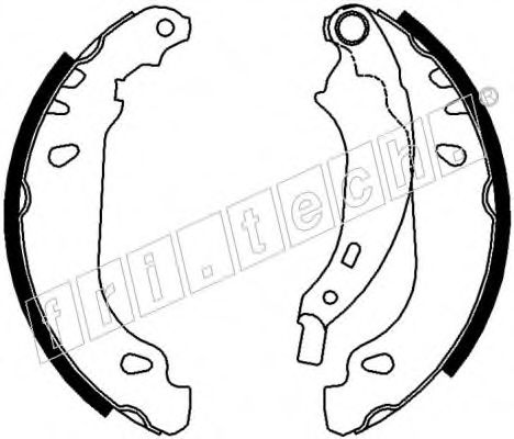 Комплект тормозных колодок fri.tech. 1088.231