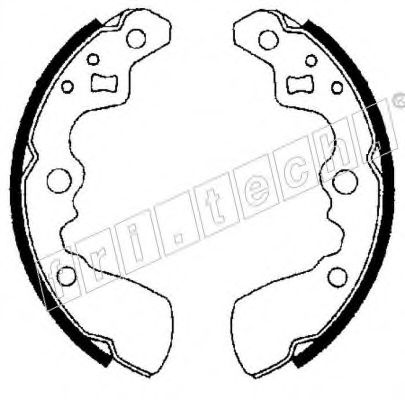 Комплект тормозных колодок fri.tech. 1111.238