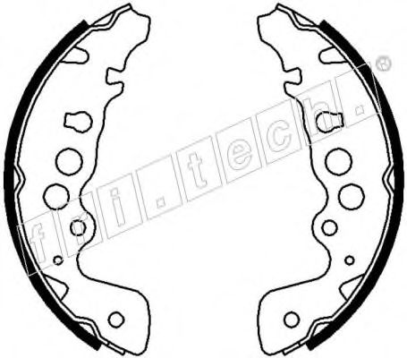 Комплект тормозных колодок fri.tech. 1111.243