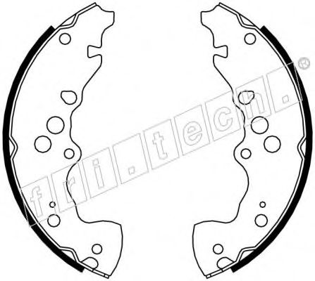 Комплект тормозных колодок fri.tech. 1111.249