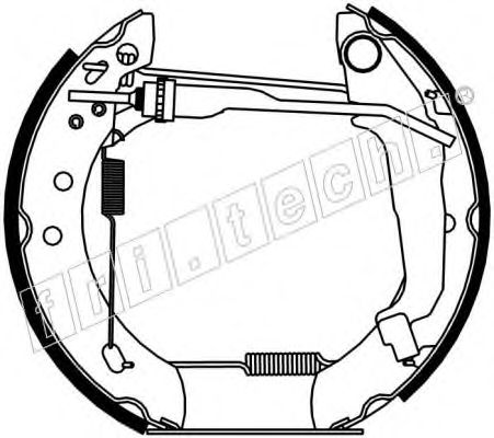 Комплект тормозных колодок fri.tech. 16211