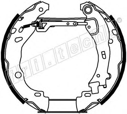 Комплект тормозных колодок fri.tech. 16276