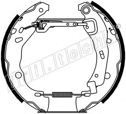 Комплект тормозных колодок fri.tech. 16279