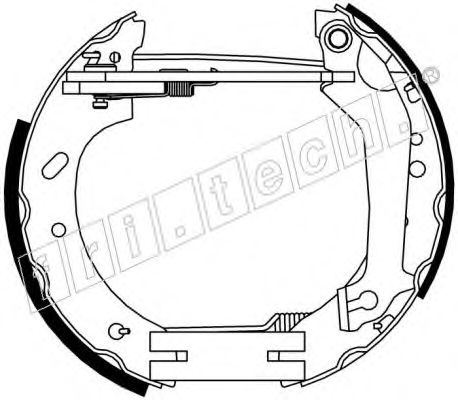 Комплект тормозных колодок fri.tech. 16312