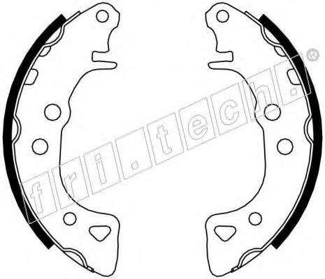 Комплект тормозных колодок fri.tech. 17071