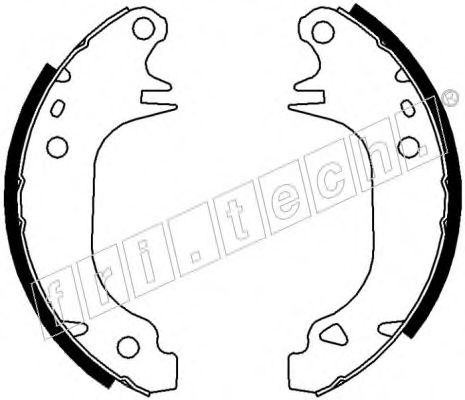 Комплект тормозных колодок fri.tech. 17134