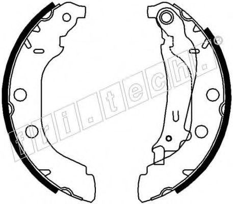Комплект тормозных колодок fri.tech. 17163