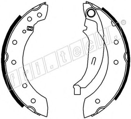 Комплект тормозных колодок fri.tech. 17183