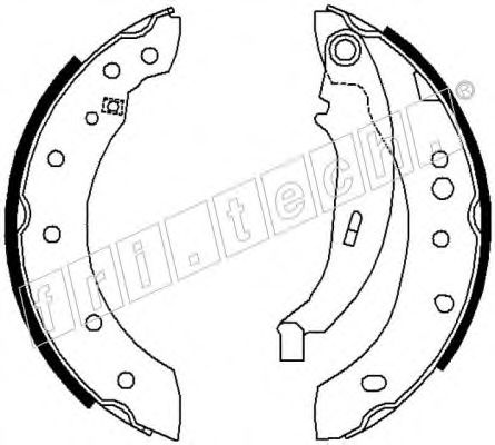 Комплект тормозных колодок fri.tech. 17277