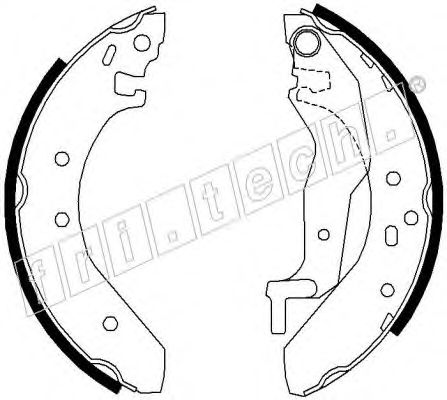 Комплект тормозных колодок RAICAM 7327