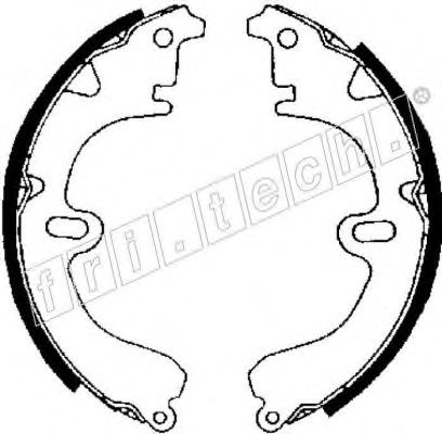 Комплект тормозных колодок fri.tech. 17323