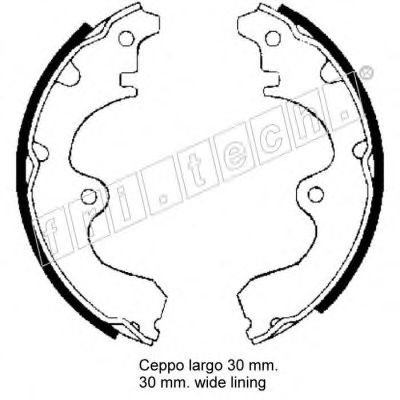 Комплект тормозных колодок DEX 27326
