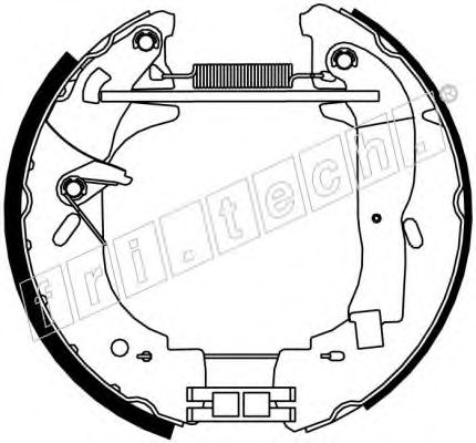 Комплект тормозных колодок fri.tech. 16337