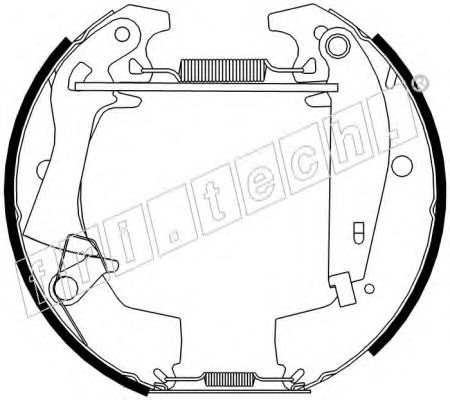 Комплект тормозных колодок fri.tech. 16369