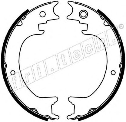 Комплект тормозных колодок, стояночная тормозная система fri.tech. 1110.339