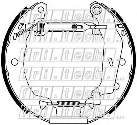 Комплект тормозных колодок fri.tech. 16400