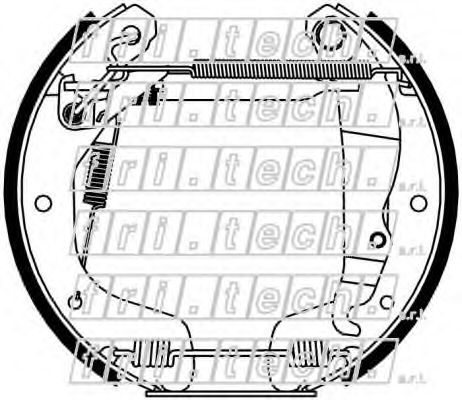 Комплект тормозных колодок fri.tech. 16415