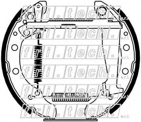 Комплект тормозных колодок fri.tech. 16416