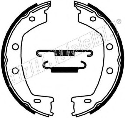 Комплект тормозных колодок, стояночная тормозная система fri.tech. 1092.312K