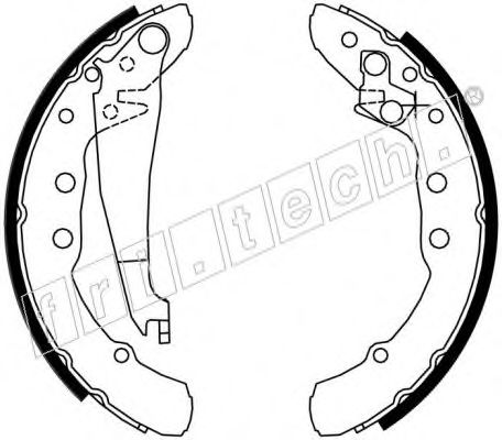 Комплект тормозных колодок DEX 27424
