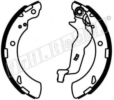 Комплект тормозных колодок fri.tech. 1044.029