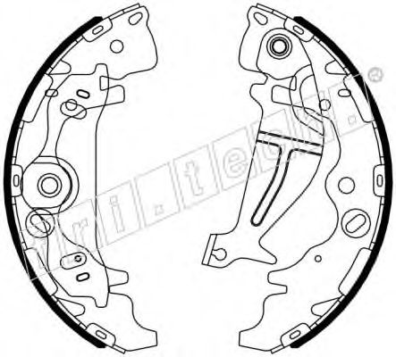 Комплект тормозных колодок fri.tech. 1046.230