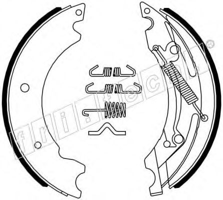 Комплект тормозных колодок fri.tech. 1053.006