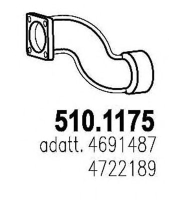 Труба выхлопного газа IMASAF 758111