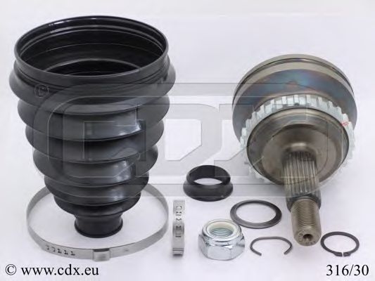 Шарнирный комплект, приводной вал CDX 316/30