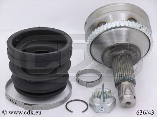 Шарнирный комплект, приводной вал CDX 636/43