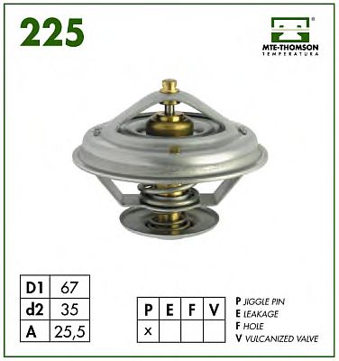 Термостат, охлаждающая жидкость MTE-THOMSON 225.80