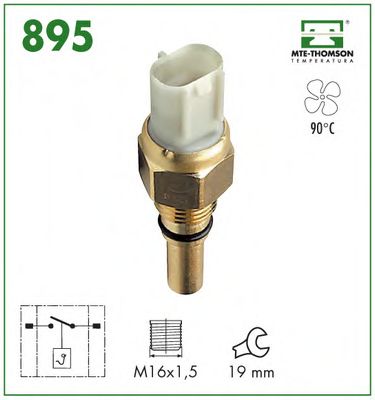 Термовыключатель, вентилятор радиатора MTE-THOMSON 895